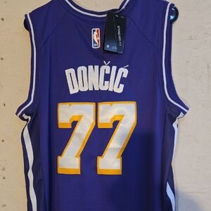 Purple Doncic Basketball Jersey